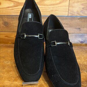 New Asos Black Velvet Loafers